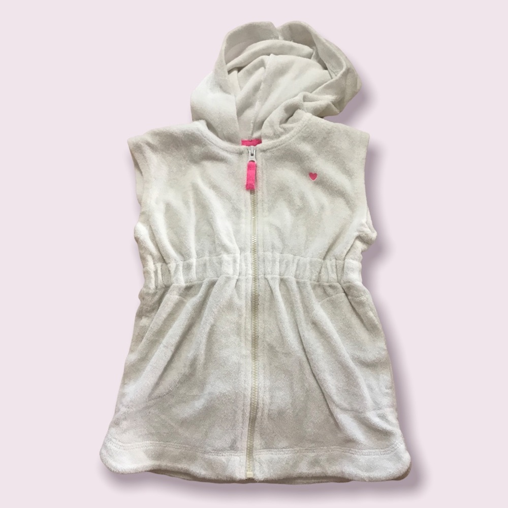 Carter’s White Terry Cloth Cover Up.  Size 18 months.